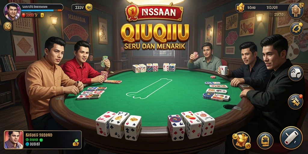 Tampilan gameplay seru di aplikasi 333V QiuQiu.