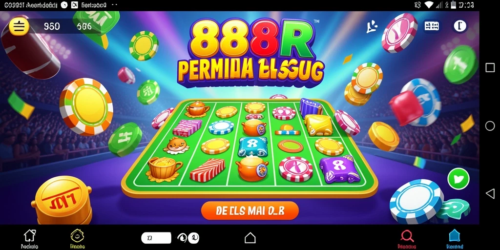 Tampilan gameplay Bingo yang seru dan interaktif dari 888R.