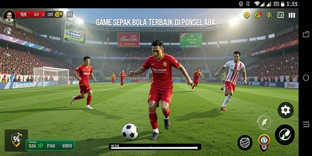 Screenshot permainan <strong>9ZK</strong> menampilkan aksi mendebarkan di lapangan sepak bola.