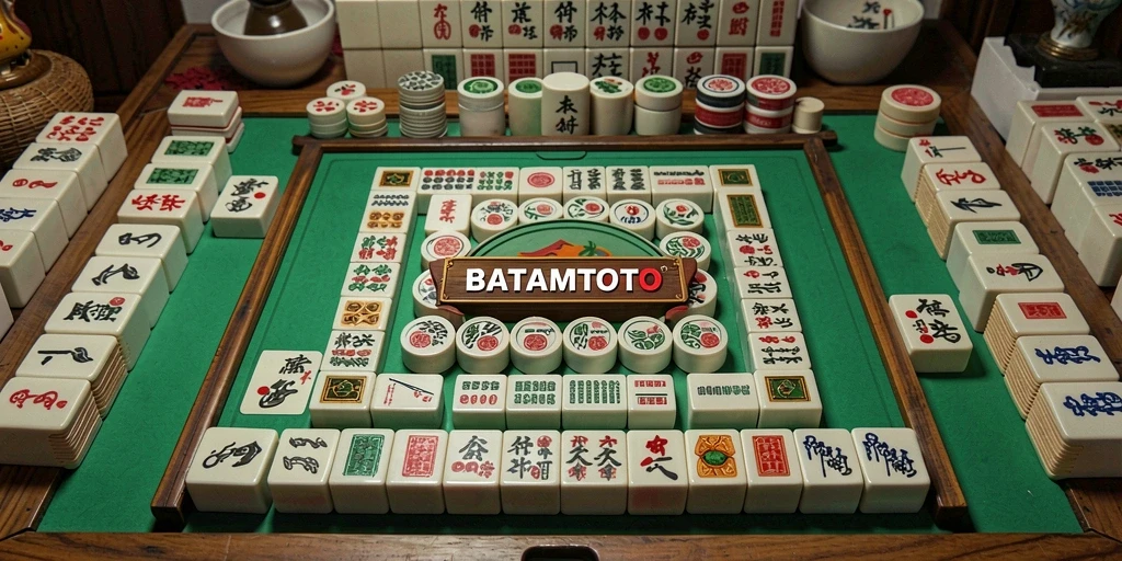Screenshot utama BATAMTOTO menunjukkan pemain menyelesaikan tantangan Mahjong.