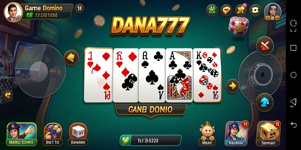 Tampilan menarik dari gameplay DANA777 yang mendebarkan.