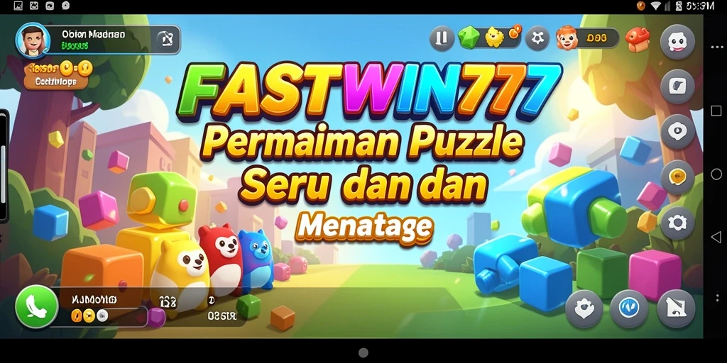 Screenshot gameplay <strong>FASTWIN77</strong> menampilkan tantangan Puzzle yang menarik.