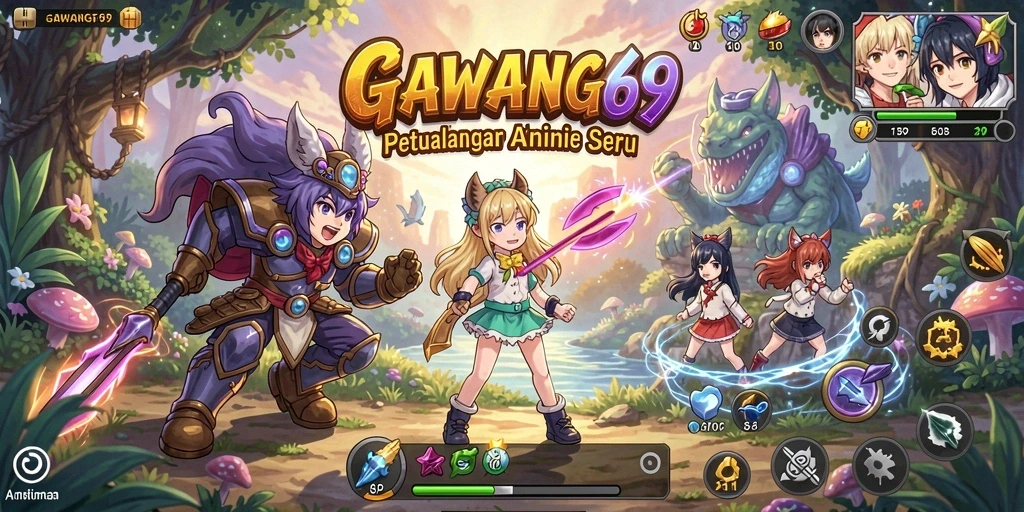 Screenshot GAWANG69 menampilkan aksi pertarungan yang mendebarkan di dunia Anime.