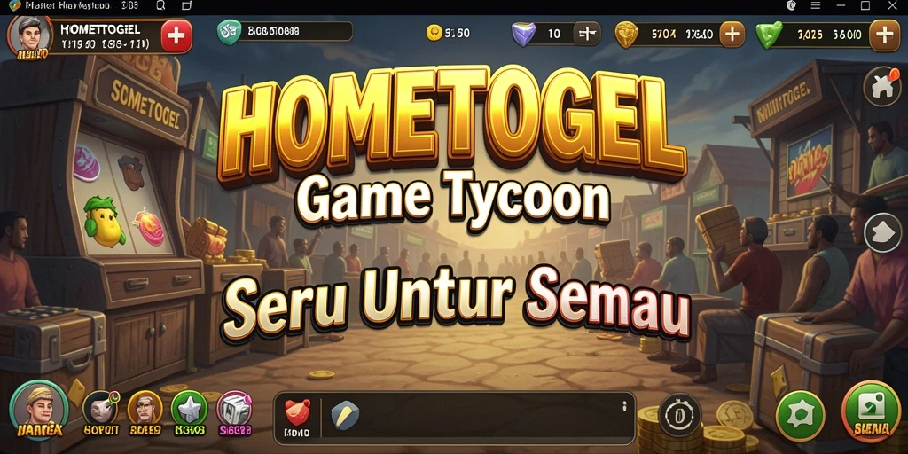 Tampilan gameplay HOMETOGEL yang seru dan penuh strategi.