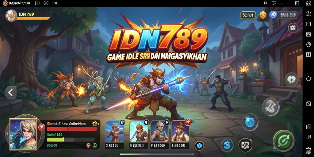 Tampilan utama gameplay IDN789 yang menyenangkan.