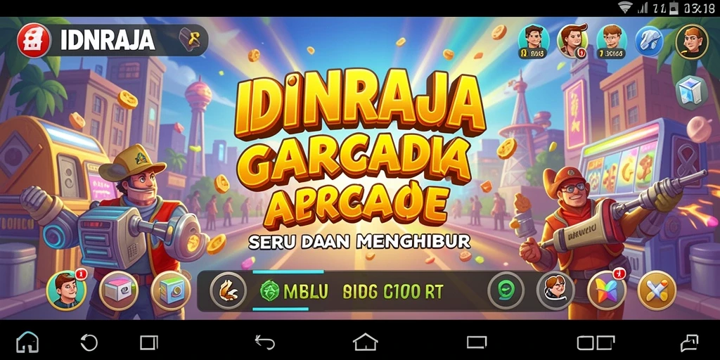 Screenshot gameplay menampilkan aksi seru dari IDNRAJA di level yang menantang.