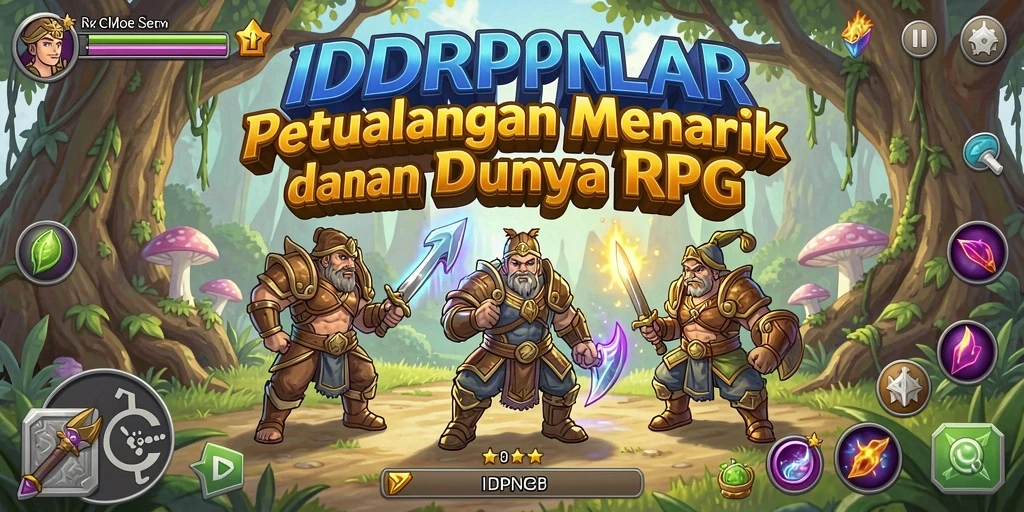 Tampilan gameplay menarik dari IDRRP yang menunjukkan karakter beraksi.