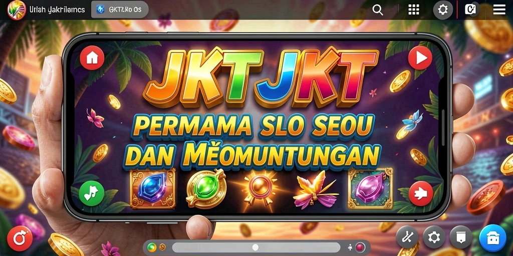 Tampilan gameplay JKTJKT dengan tema slot yang menarik.
