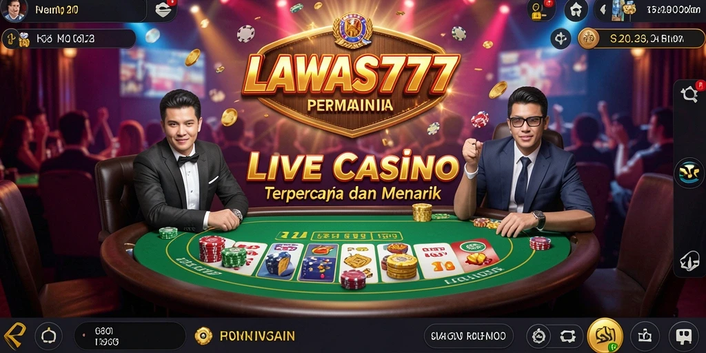 Tampilan gameplay menarik dengan dealer langsung di LAWAS777.
