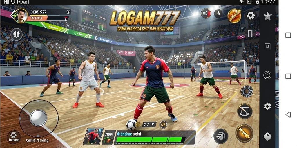 Tampilan menarik dan gameplay menarik di LOGAM777.