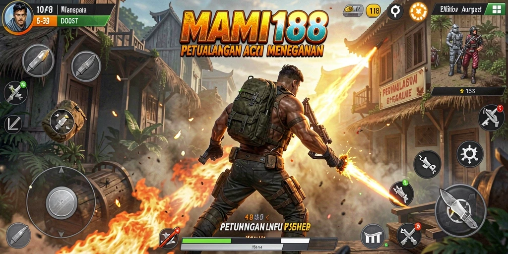 Tangkapan layar gameplay MAMI188 yang menunjukkan aksi seru dan mendebarkan.