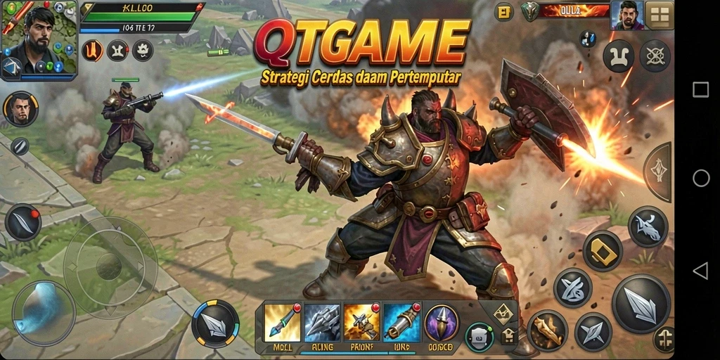 Gameplay menarik QTGAME yang penuh strategi dan tantangan.