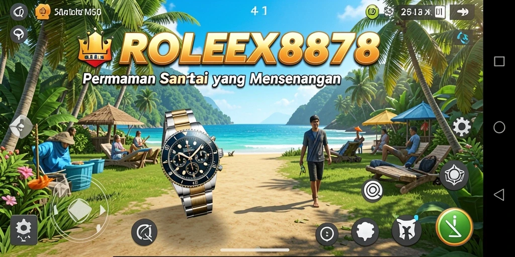 Tampilan gameplay <strong>ROLEX878</strong> yang seru dan menghibur.