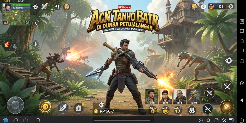 Tangkapan layar gameplay RP6677 menampilkan aksi mendebarkan dengan grafik luar biasa.