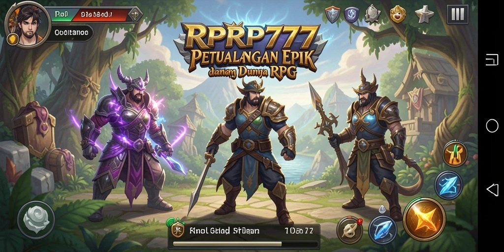 Tampilan gameplay RPRP777 yang mendalam dan menantang di dunia RPG.