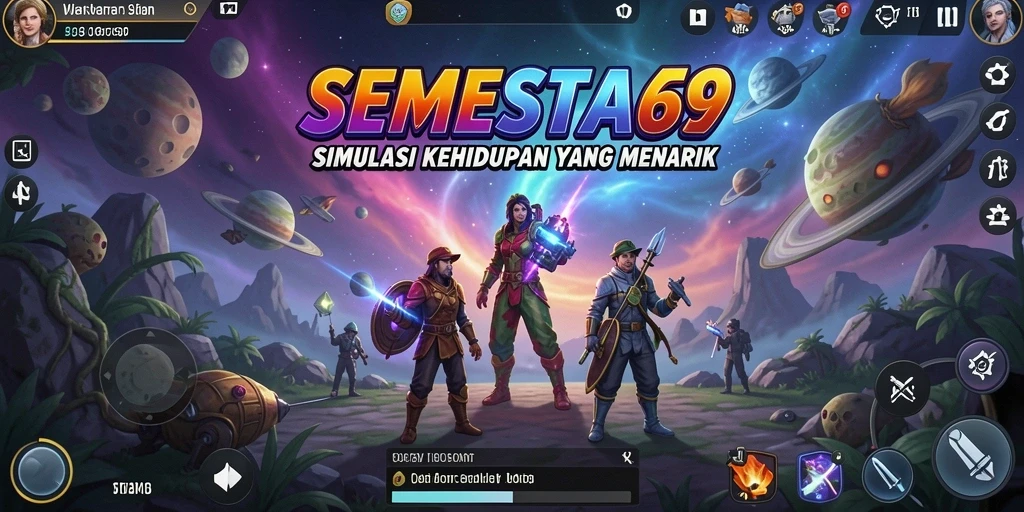 Tampilan gameplay menampilkan aktivitas simulasi kehidupan yang menarik.