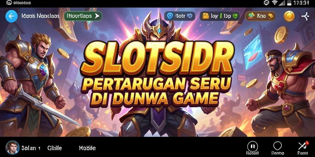 Gameplay SLOTSIDR yang mendebarkan dengan pertarungan seru.